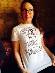 Manda and her mermaid t- shirt